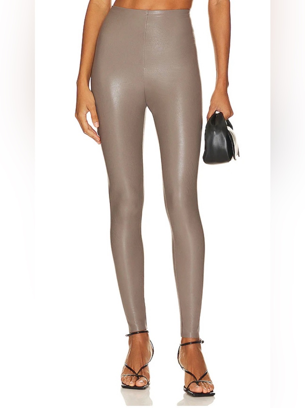 NWT! Commando Perfect Control Faux Leather Legging - Ash